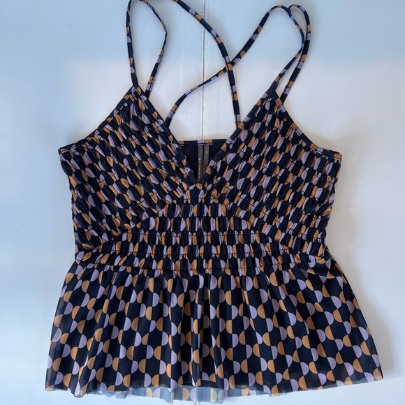 Anthropologie - never worn
stretch mesh peplum top - Picture 3 of 8